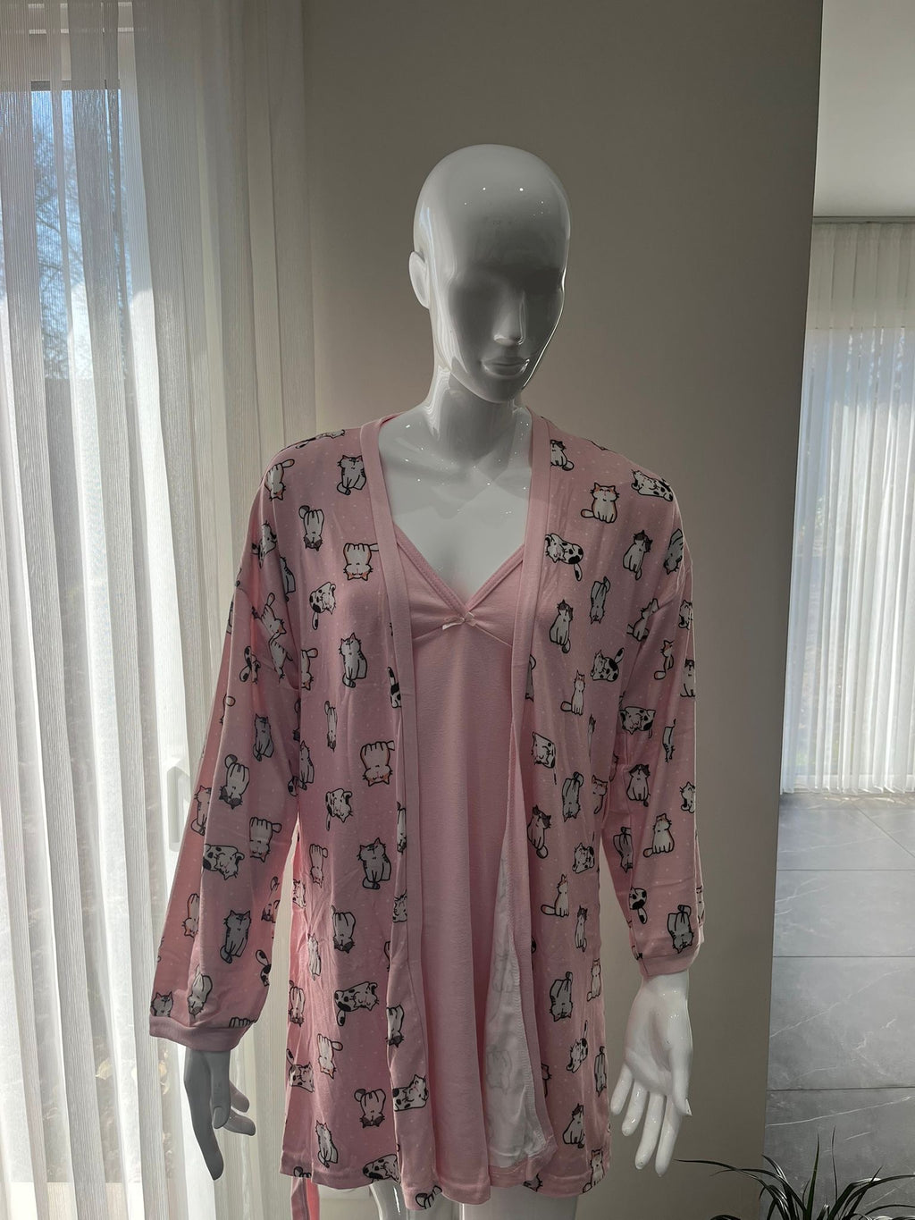 Pyjama Femme - 14402-13 - 2 pièces rose kitty