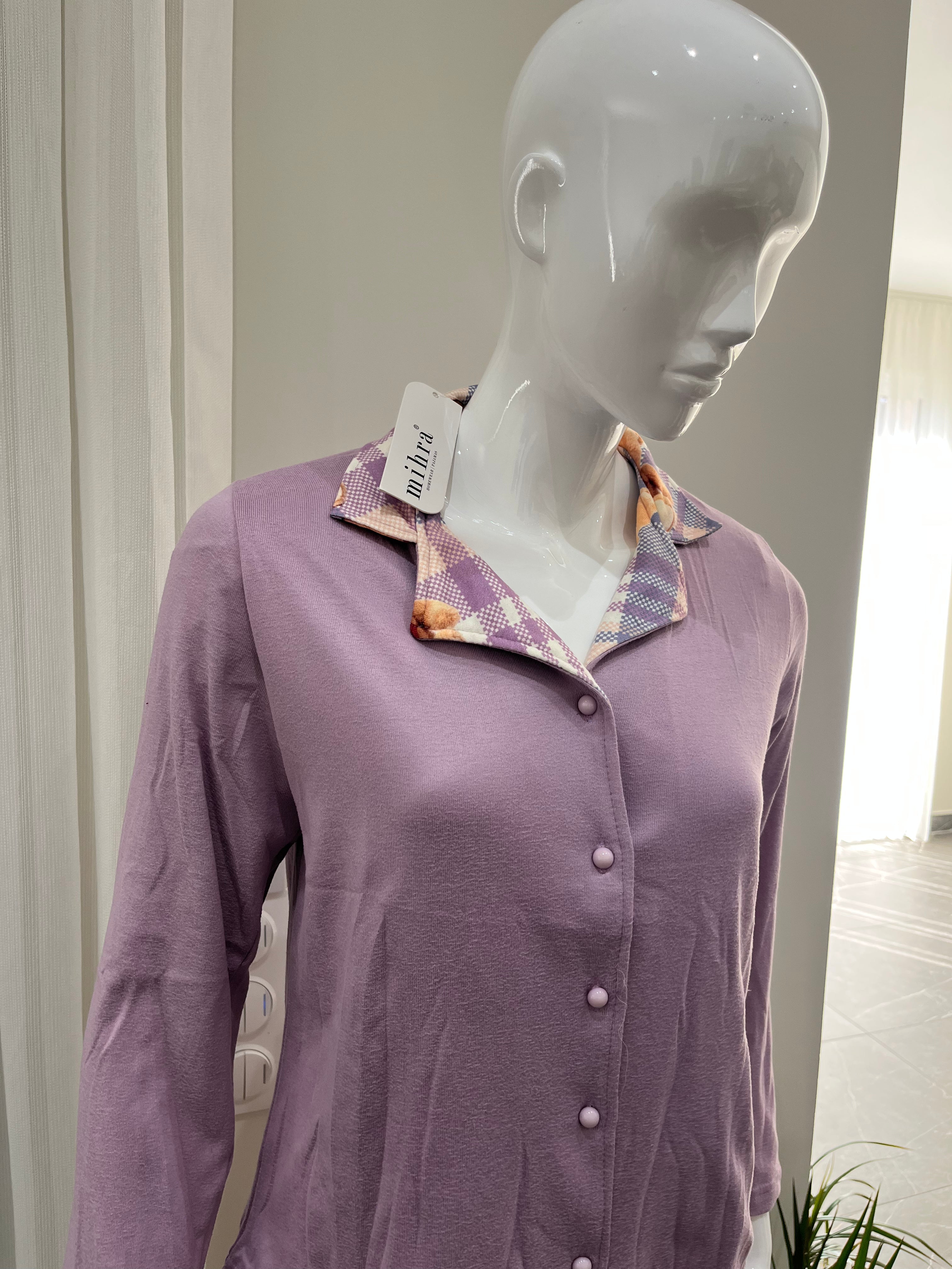 Pyjama Femme - 14300-7 - 2 pièces motif ourson lila