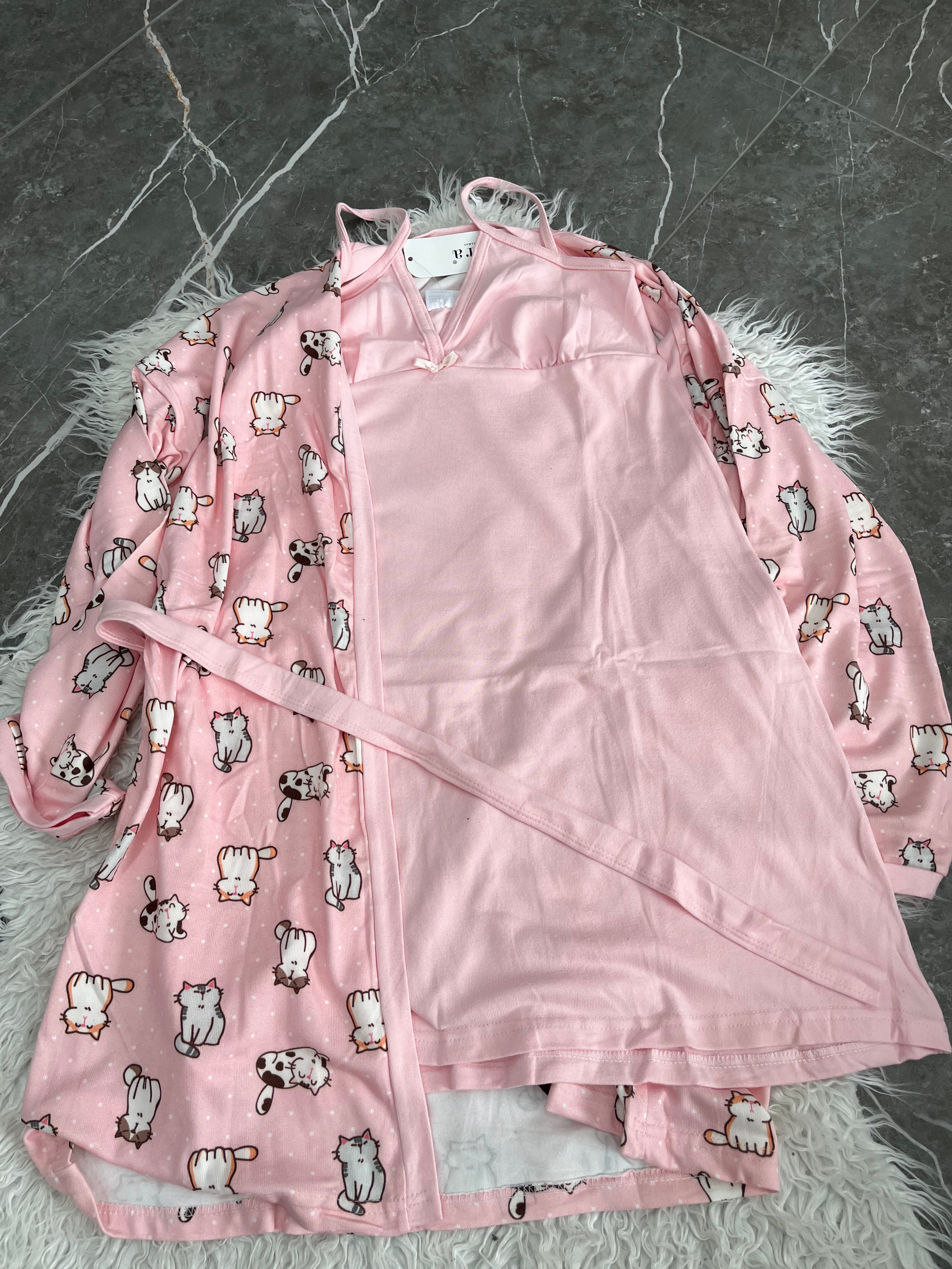 Pyjama Femme - 14402-13 - 2 pièces rose kitty