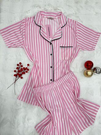 Short Pyjama Femme Viscose Boutonné