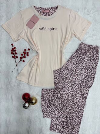 Pyjama Femme T-shirt Pantalon Capri