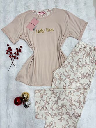 Pyjama Femme T-shirt Pantalon Capri