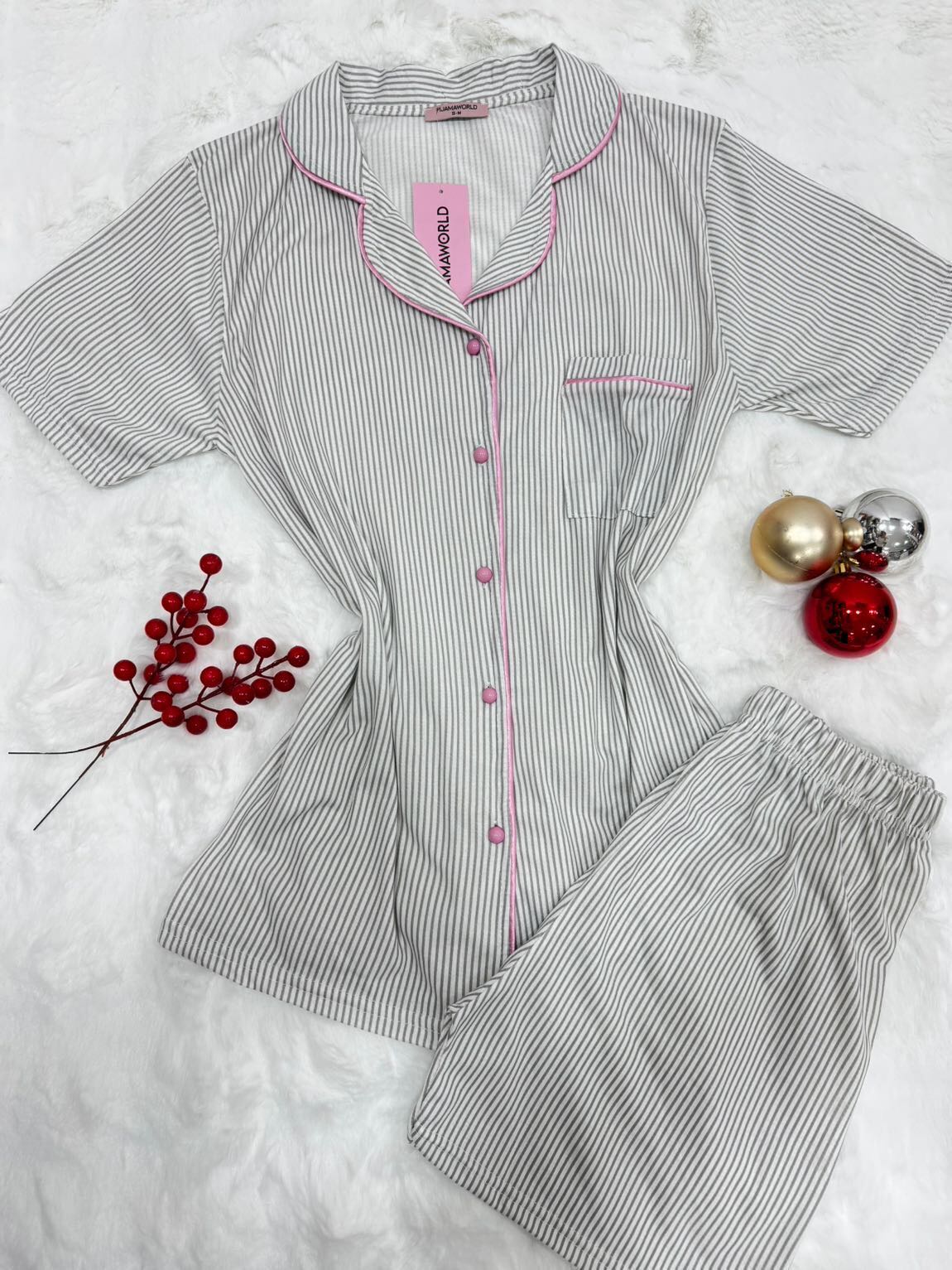 Short Pyjama Femme Viscose Boutonné