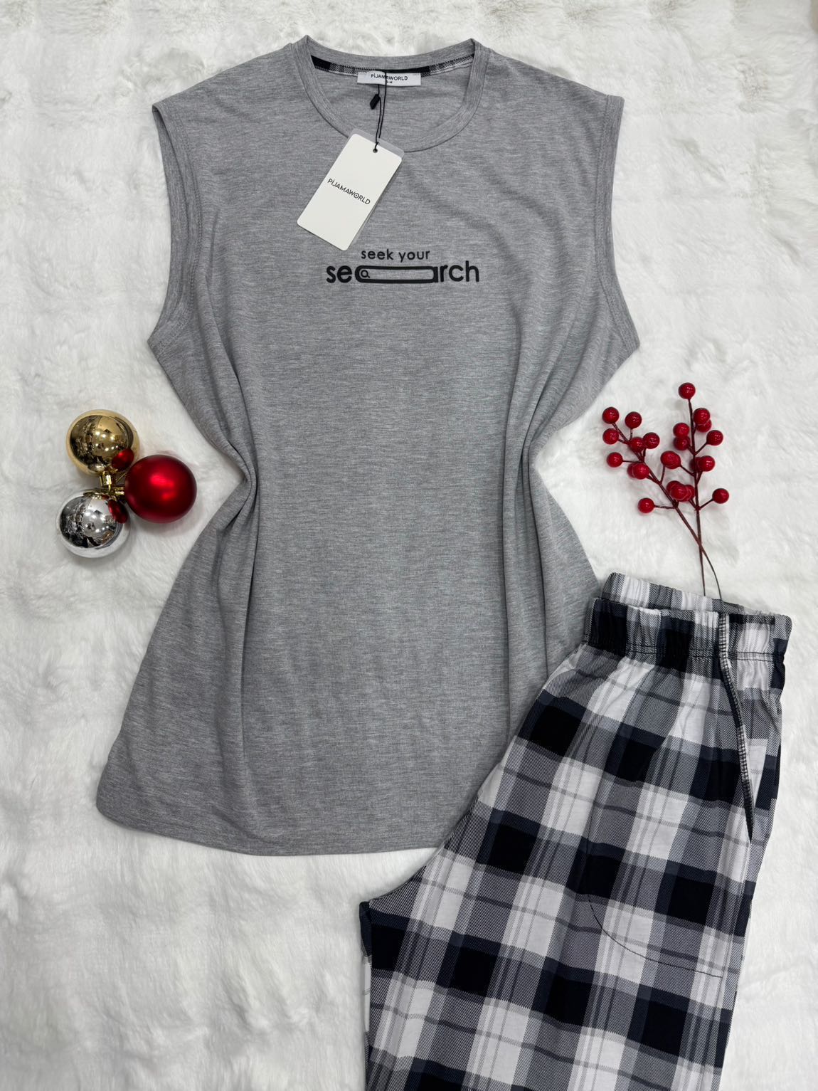Débardeur Short Pyjama Homme