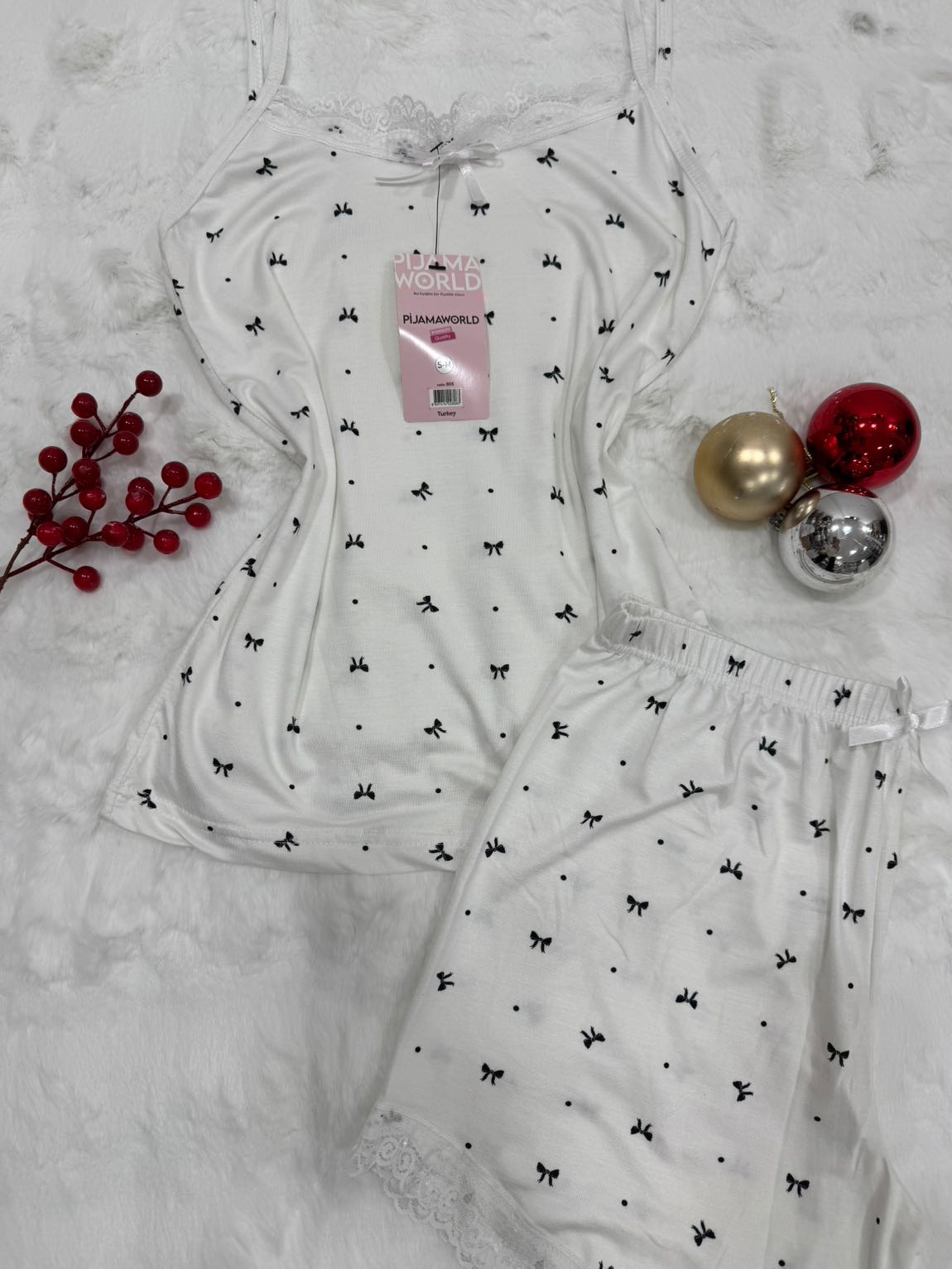 Short Pyjama Femme Bretelles
