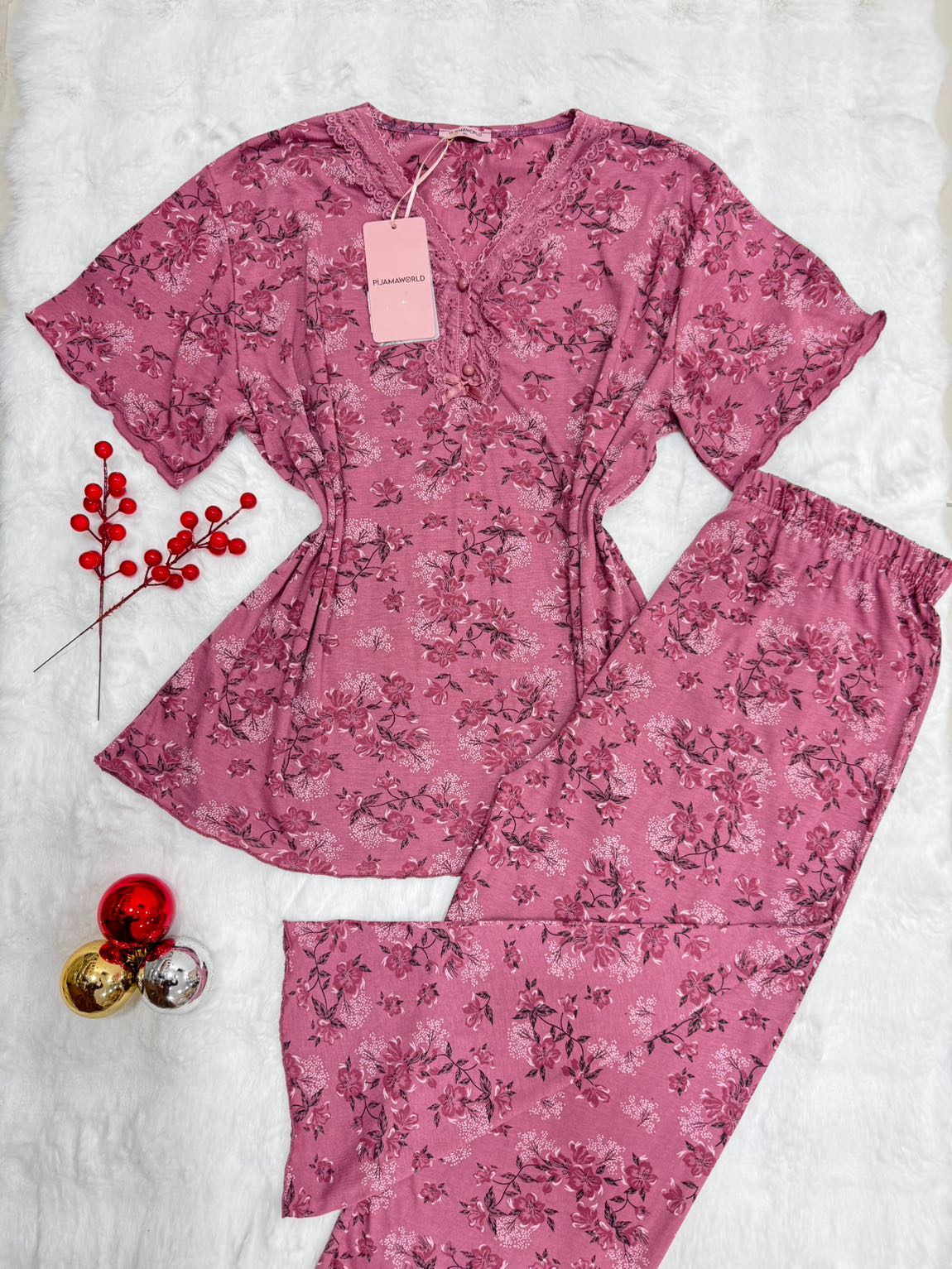 Pyjama Femme Dentelle Grande Taille Capri