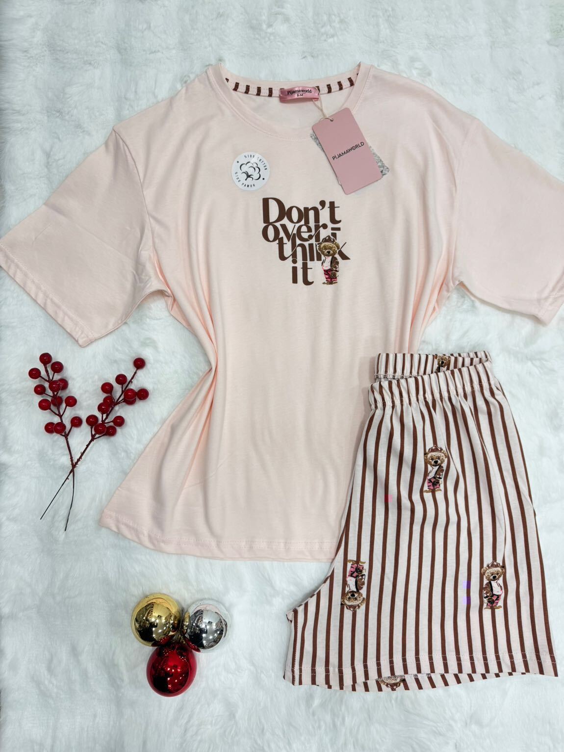 Short T-shirt Pyjama Femme 2 Pièces