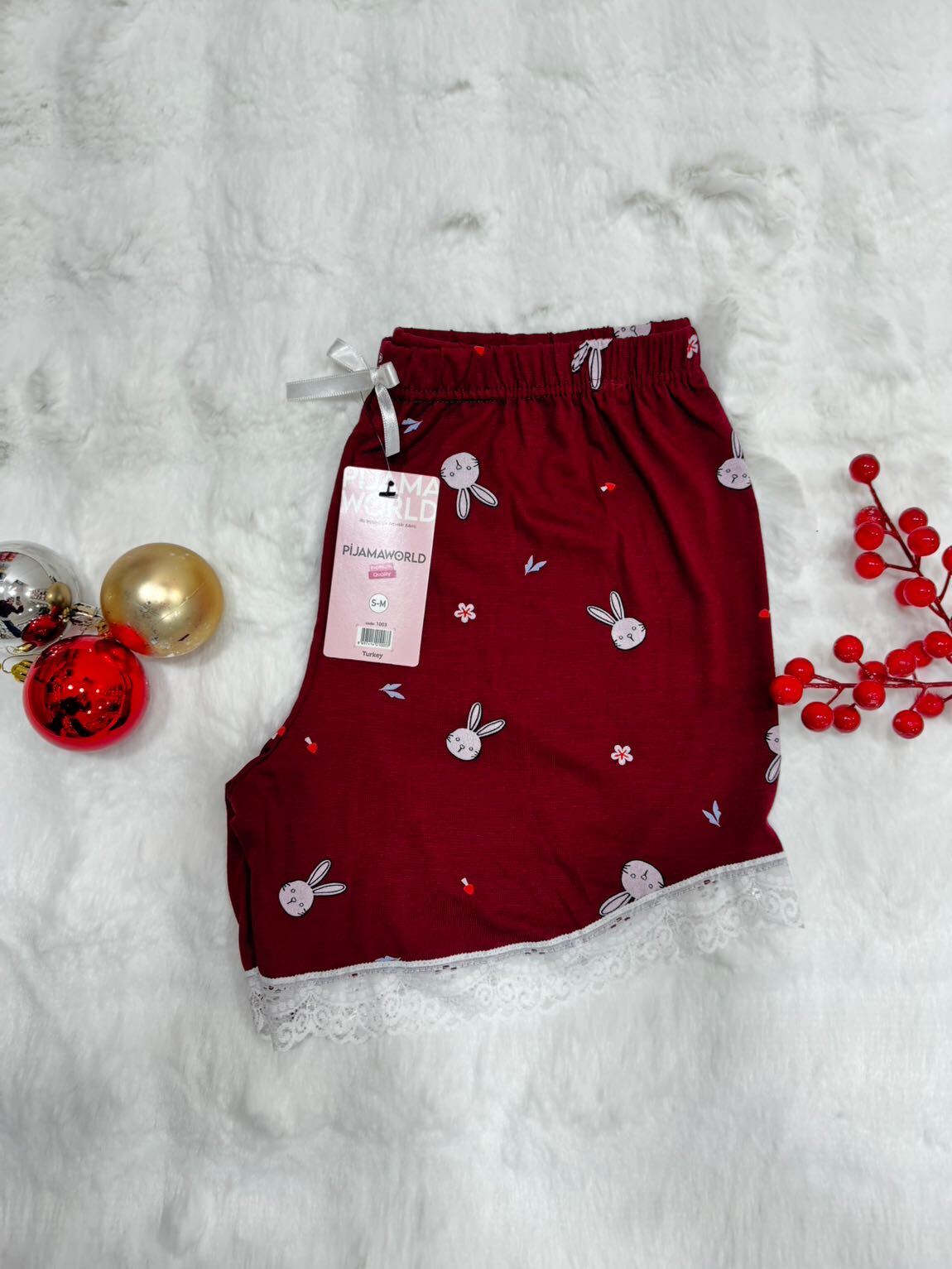 Short Pyjama Femme Dentelle
