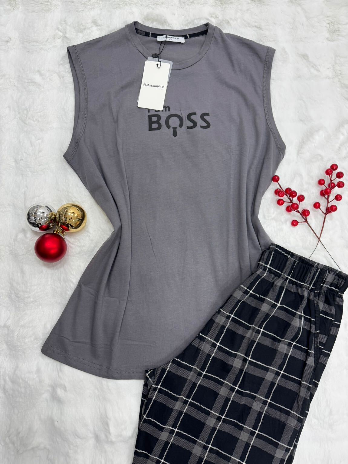 Débardeur Short Pyjama Homme