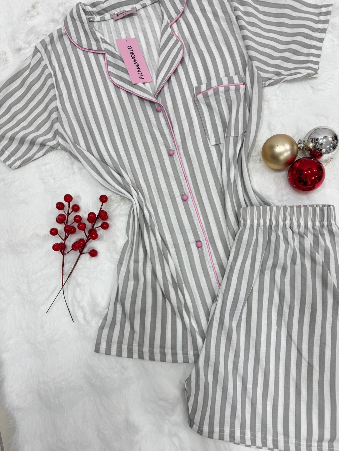 Short Pyjama Femme Viscose Boutonné