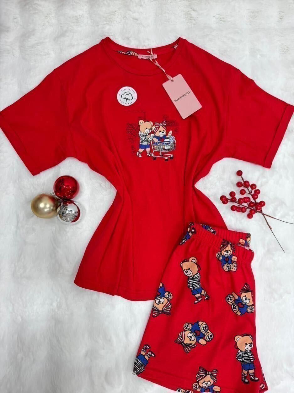 Short T-shirt Pyjama Femme 2 Pièces